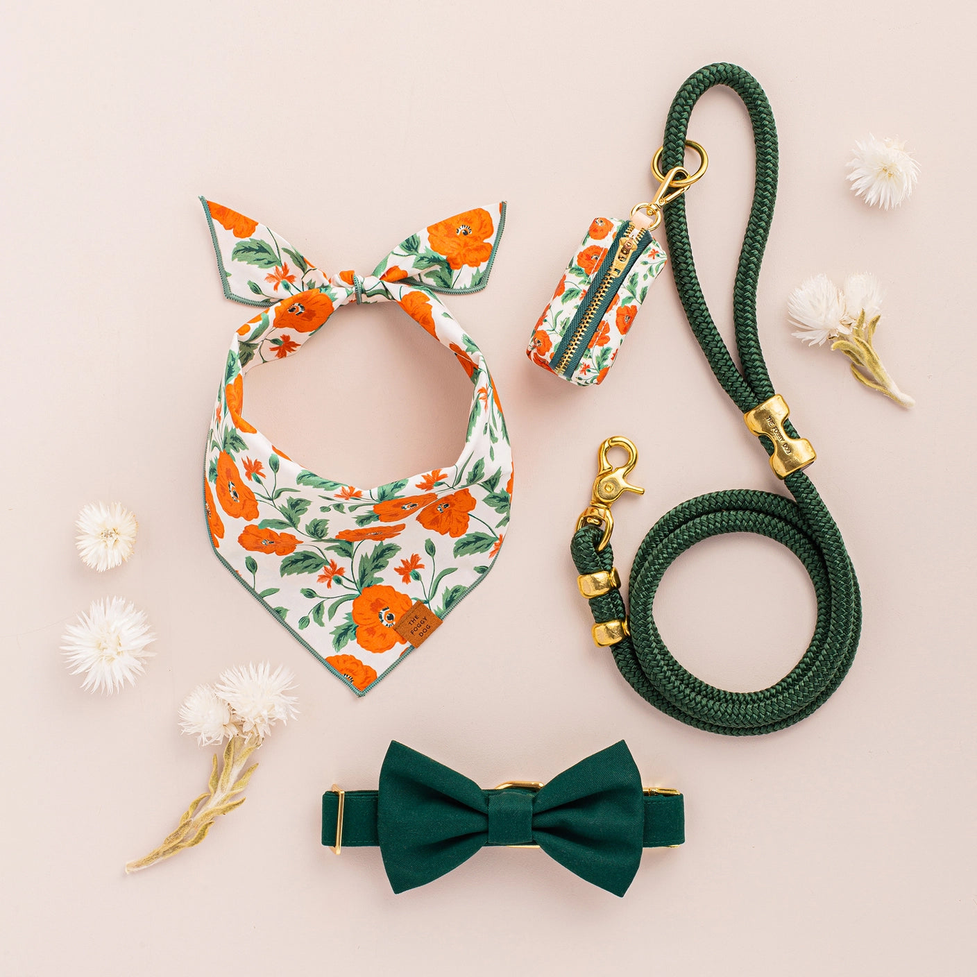 THE FOGGY DOG - Evergreen Dog Collar