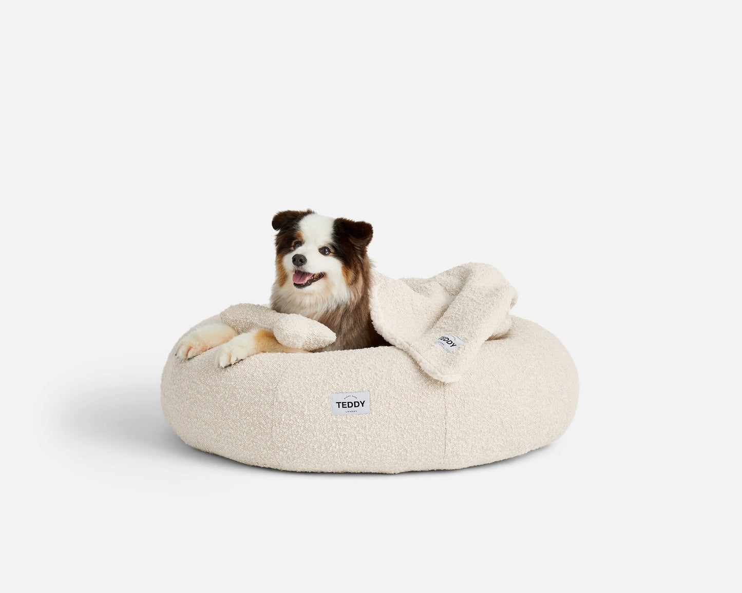 TEDDY - Boucle White Cloud Bed