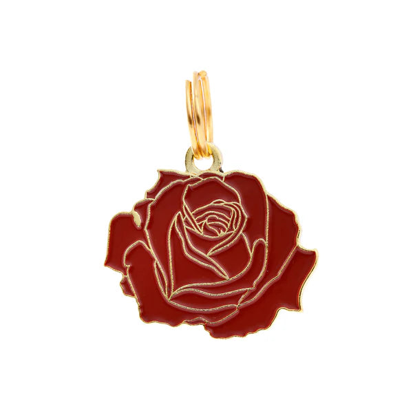 Pet ID Tag - Rose