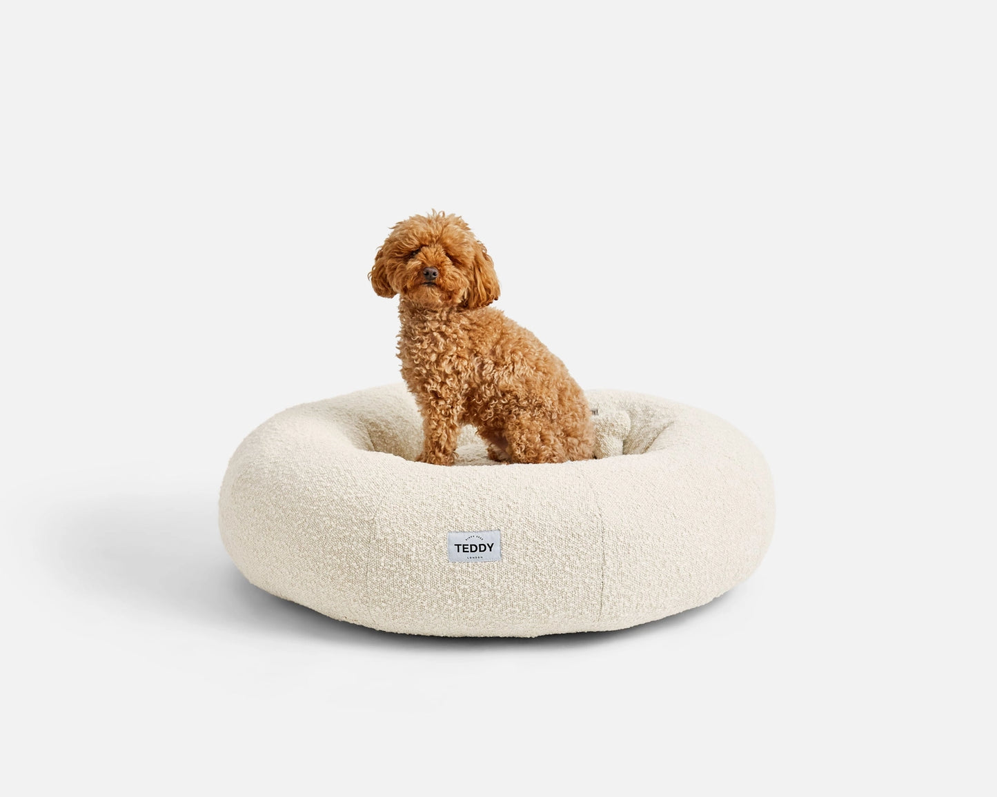 TEDDY - Boucle White Cloud Bed