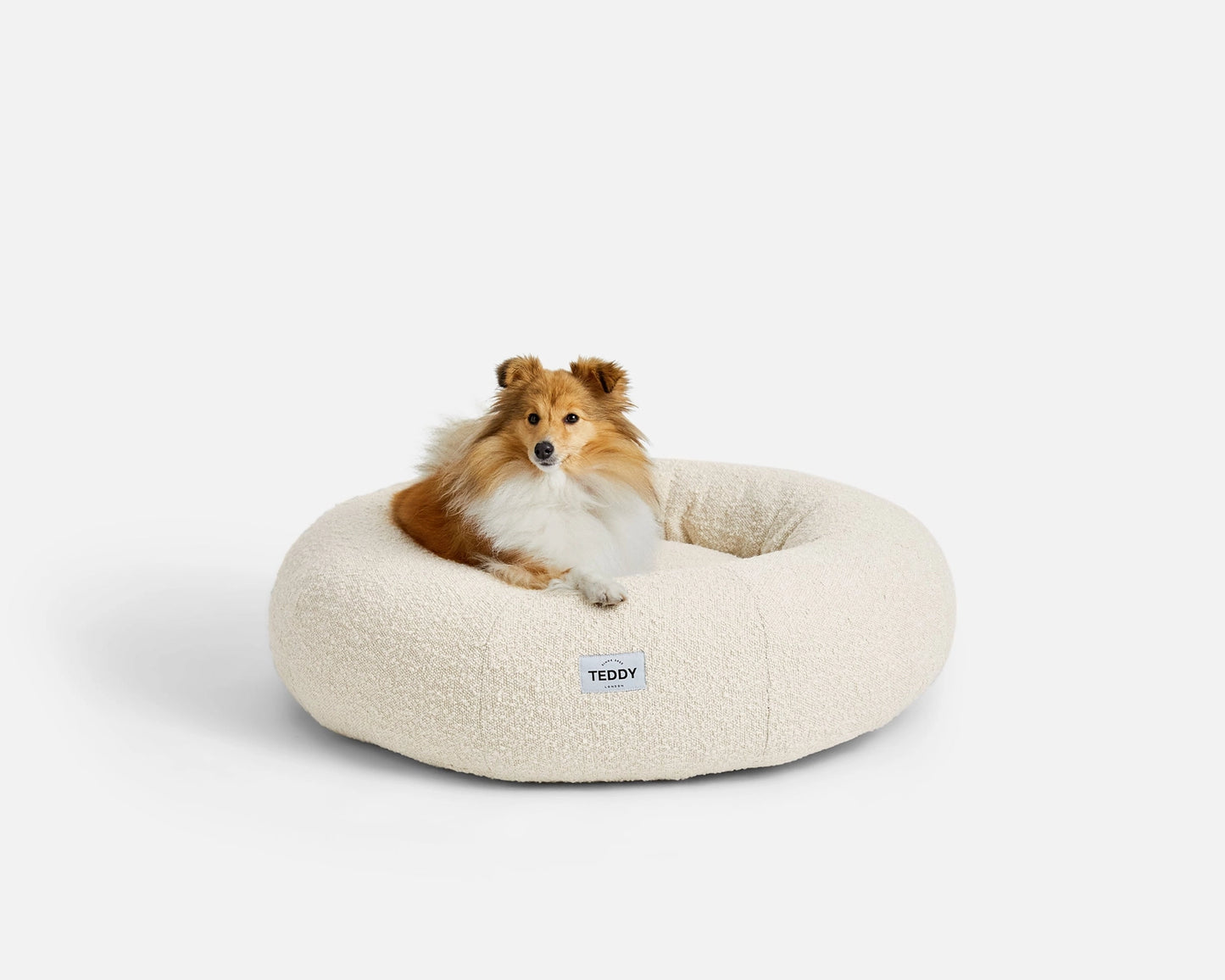 TEDDY - Boucle White Cloud Bed