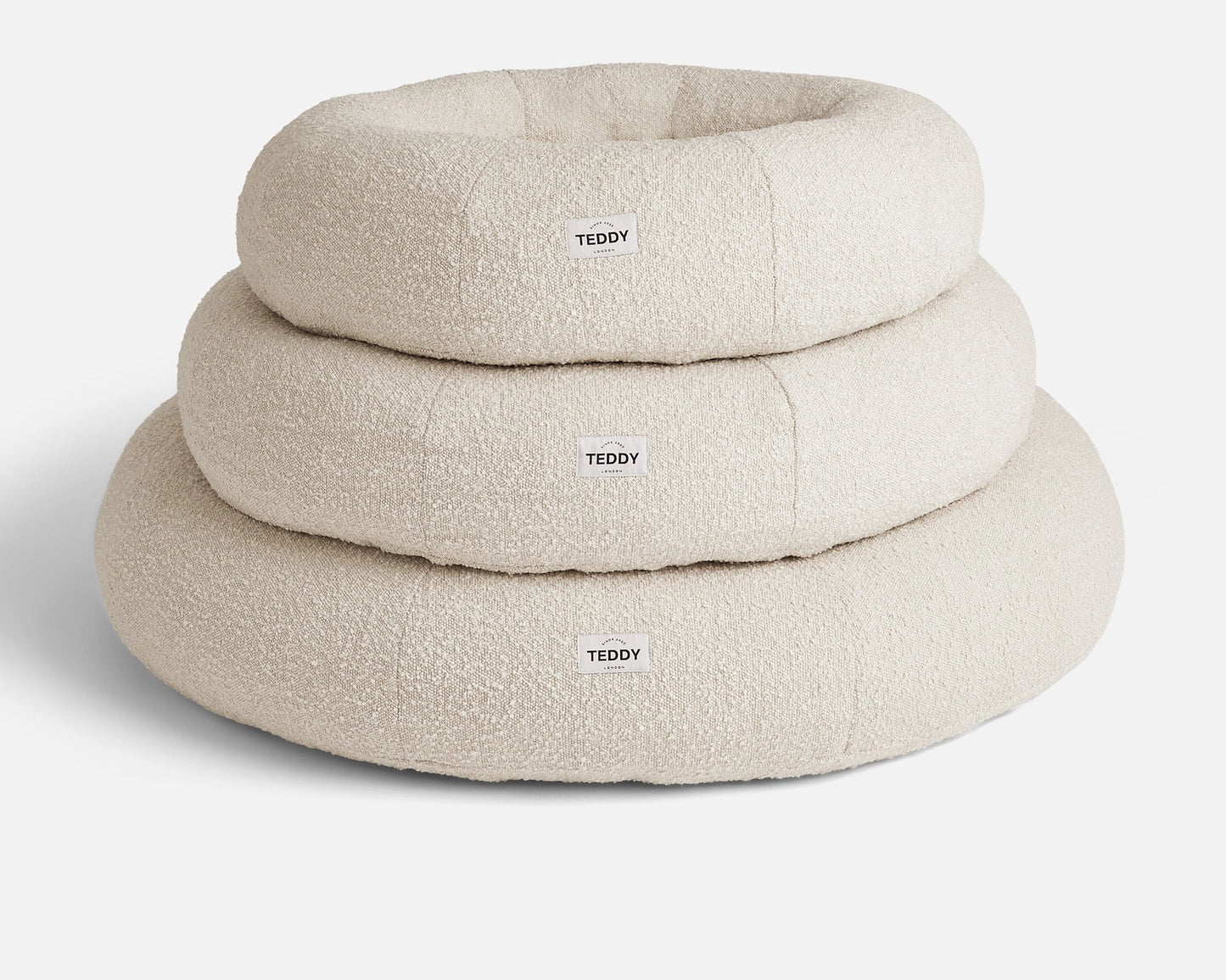 TEDDY - Boucle White Cloud Bed