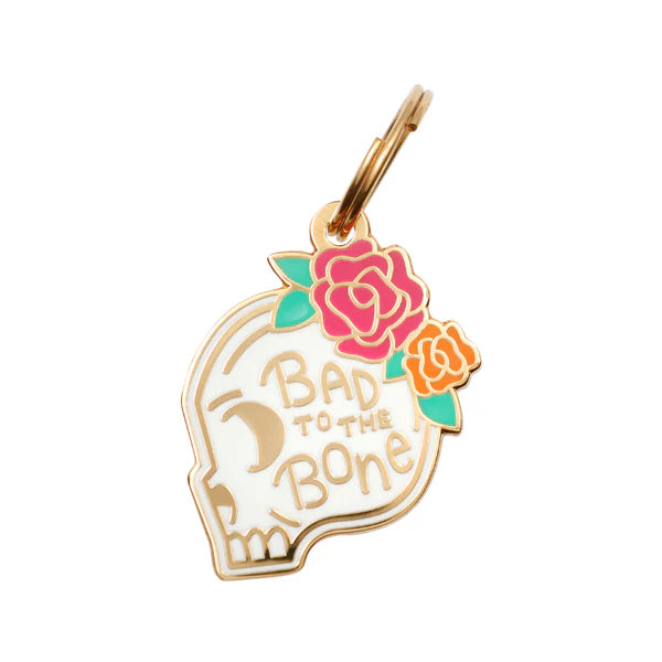 Pet ID Tag - Bad To The Bone