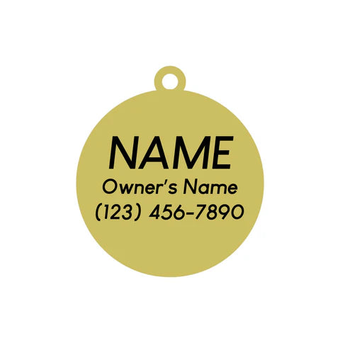 Pet ID Tag - Pupperoni Pizza
