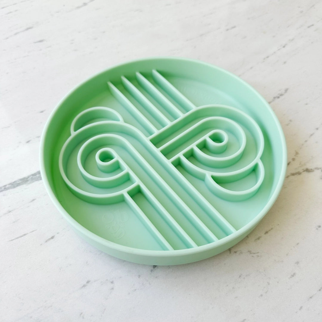 Zoomies Slow Feeder Bowl - Cucumber Melon