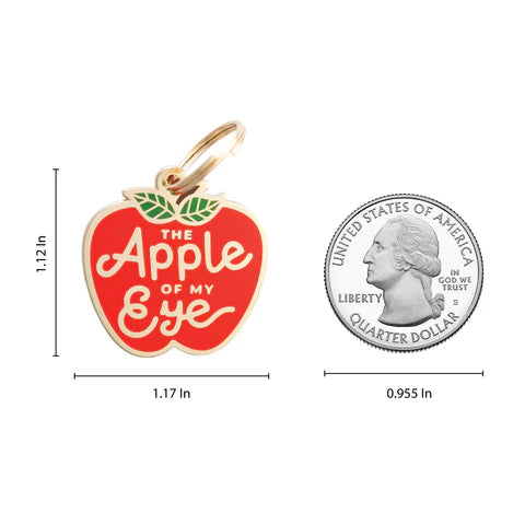 Pet ID Tag - Apple Of My Eye