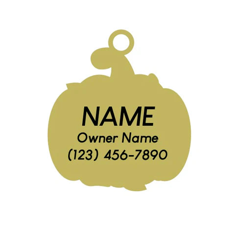 Pet ID Tag - Pumpkin Pie