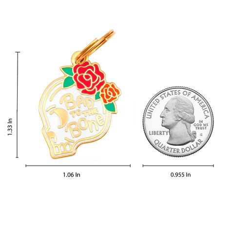 Pet ID Tag - Bad To The Bone