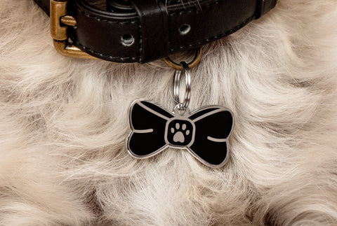 Pet ID Tag - Bow