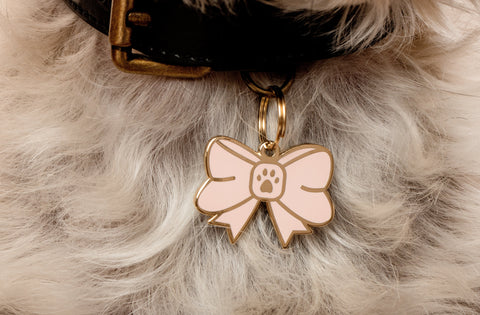 Pet ID Tag - Bow
