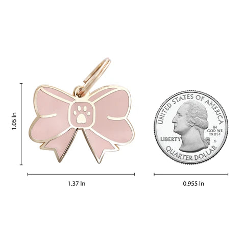 Pet ID Tag - Bow