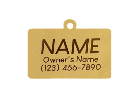Pet ID Tag - Hello My Name Is