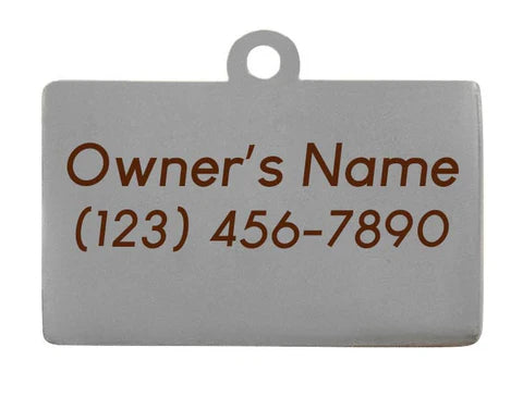 Pet ID Tag - Hello My Name Is