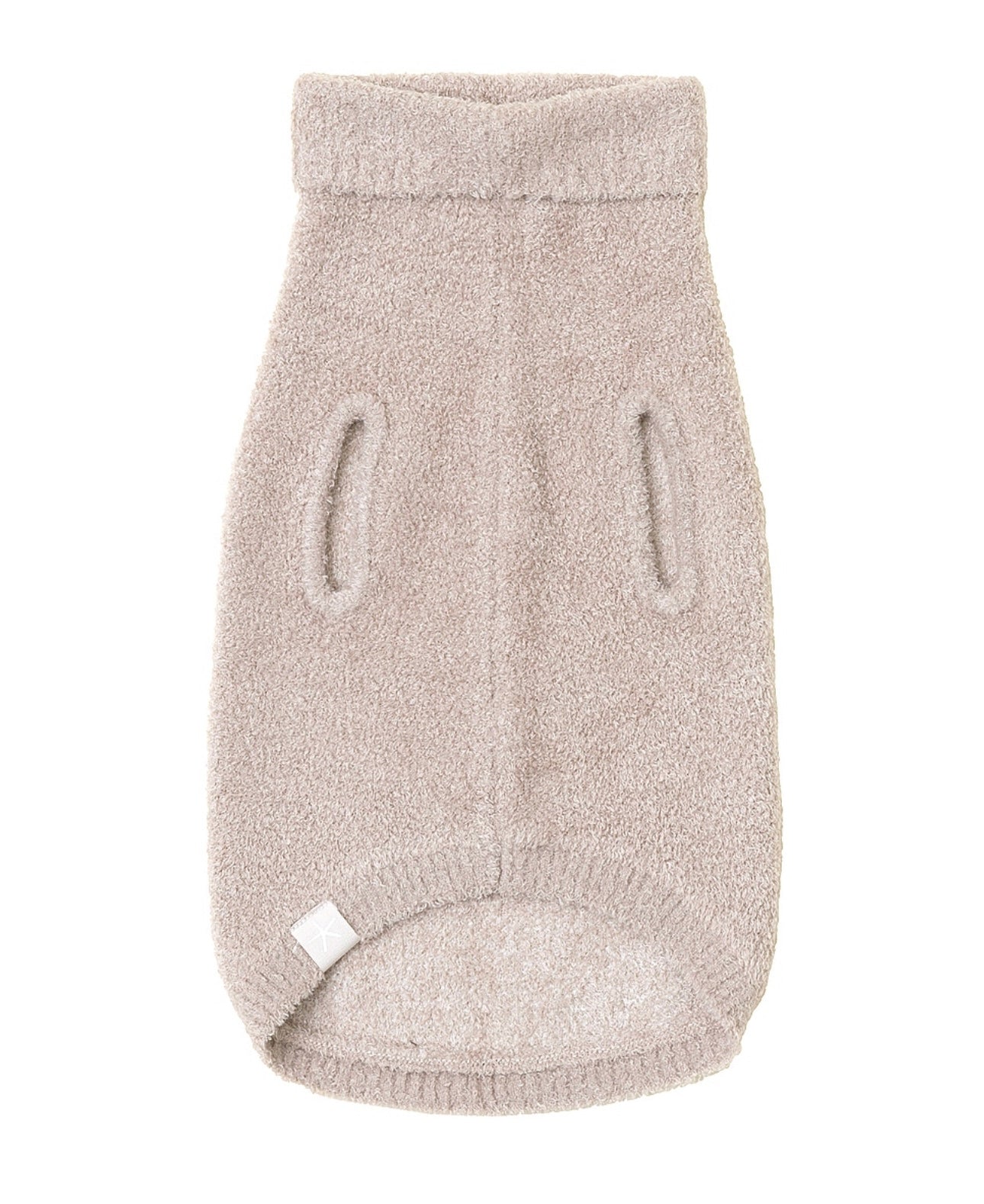 BAREFOOT DREAMS - CozyChic Malibu Pet Sweater in Taupe & Cream