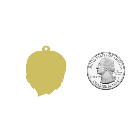 Pet ID Tag - Monstera Leaf