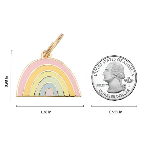 Pet ID Tag - Rainbow