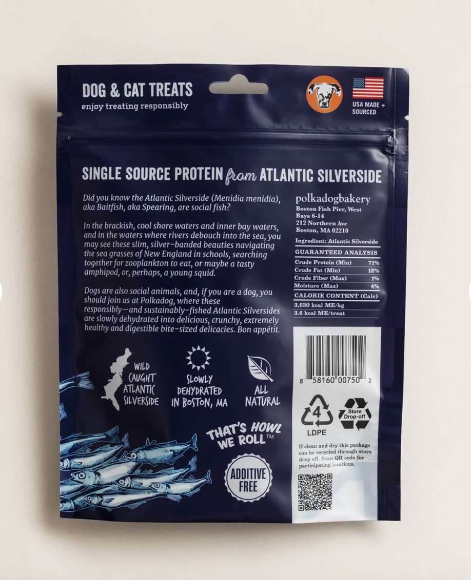 Atlantic Silverside Fish Treats