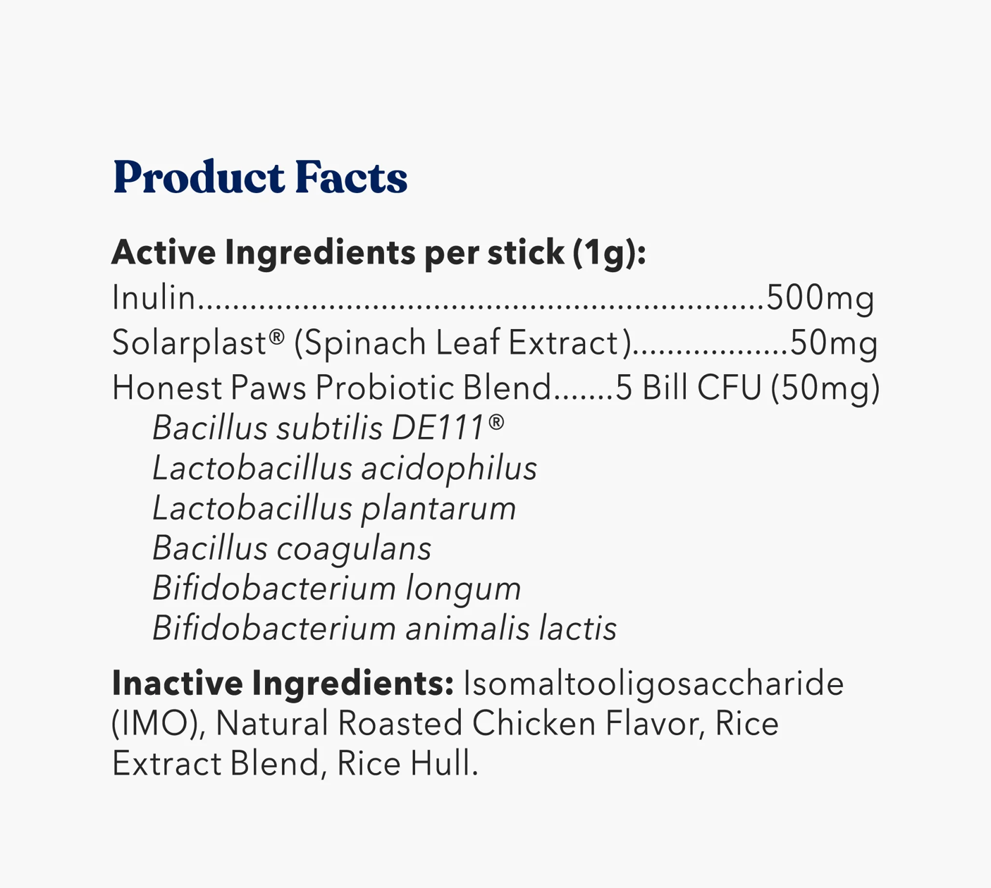 Pre + Probiotics