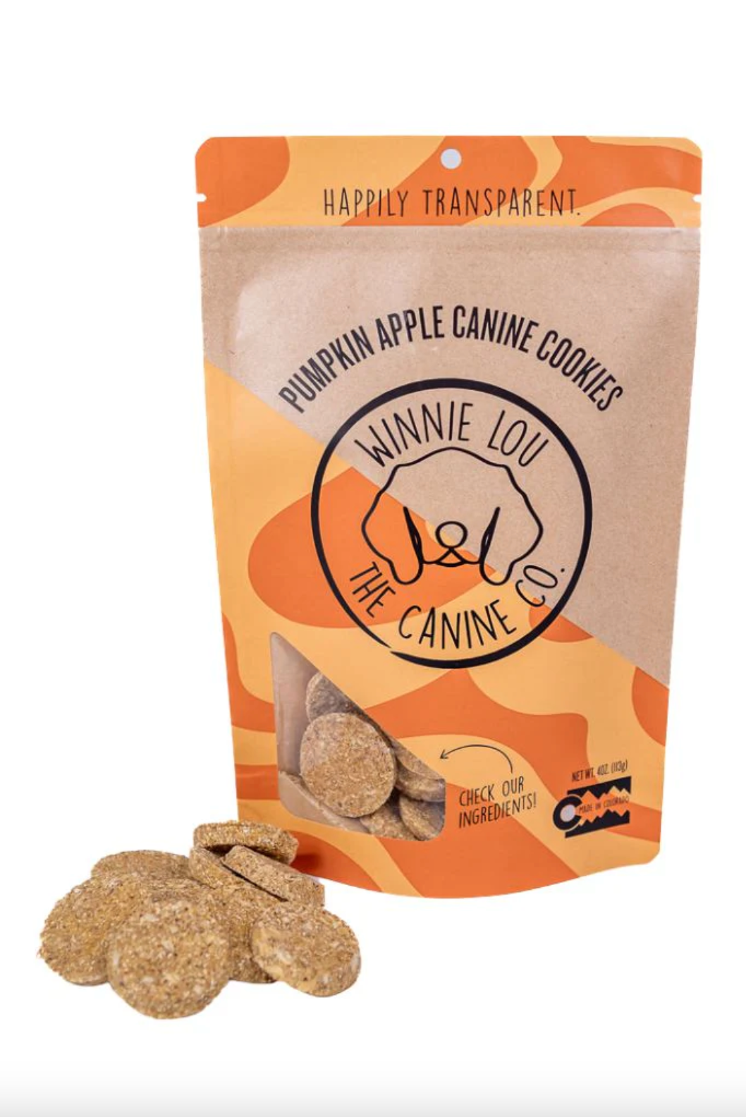 WINNIE LOU - Pumpkin Apple Canine Cookies