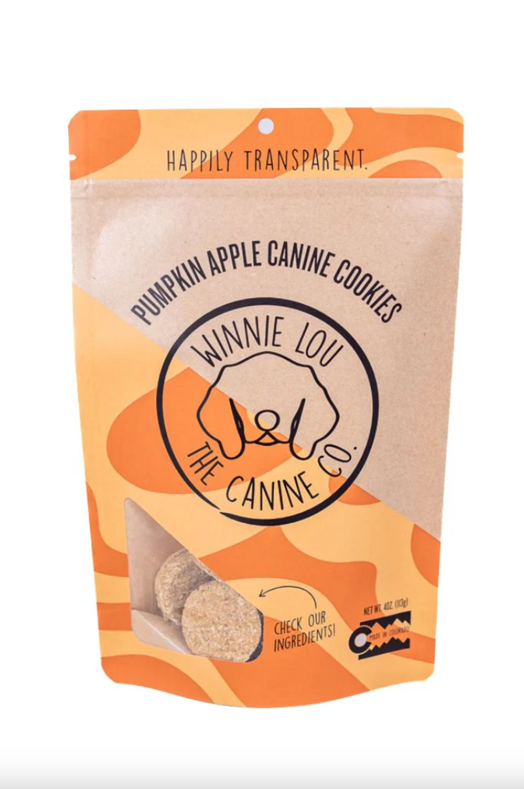 WINNIE LOU - Pumpkin Apple Canine Cookies