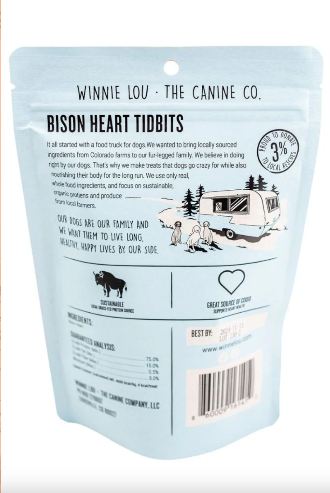WINNIE LOU - Bison Heart Tidbits