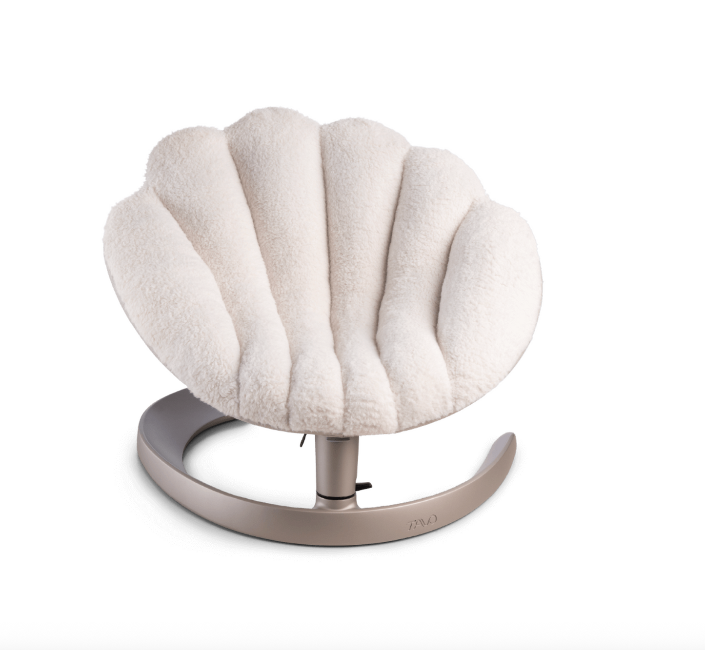 TAVO - Shell Pet Bed And Swaying Lounger in Latte