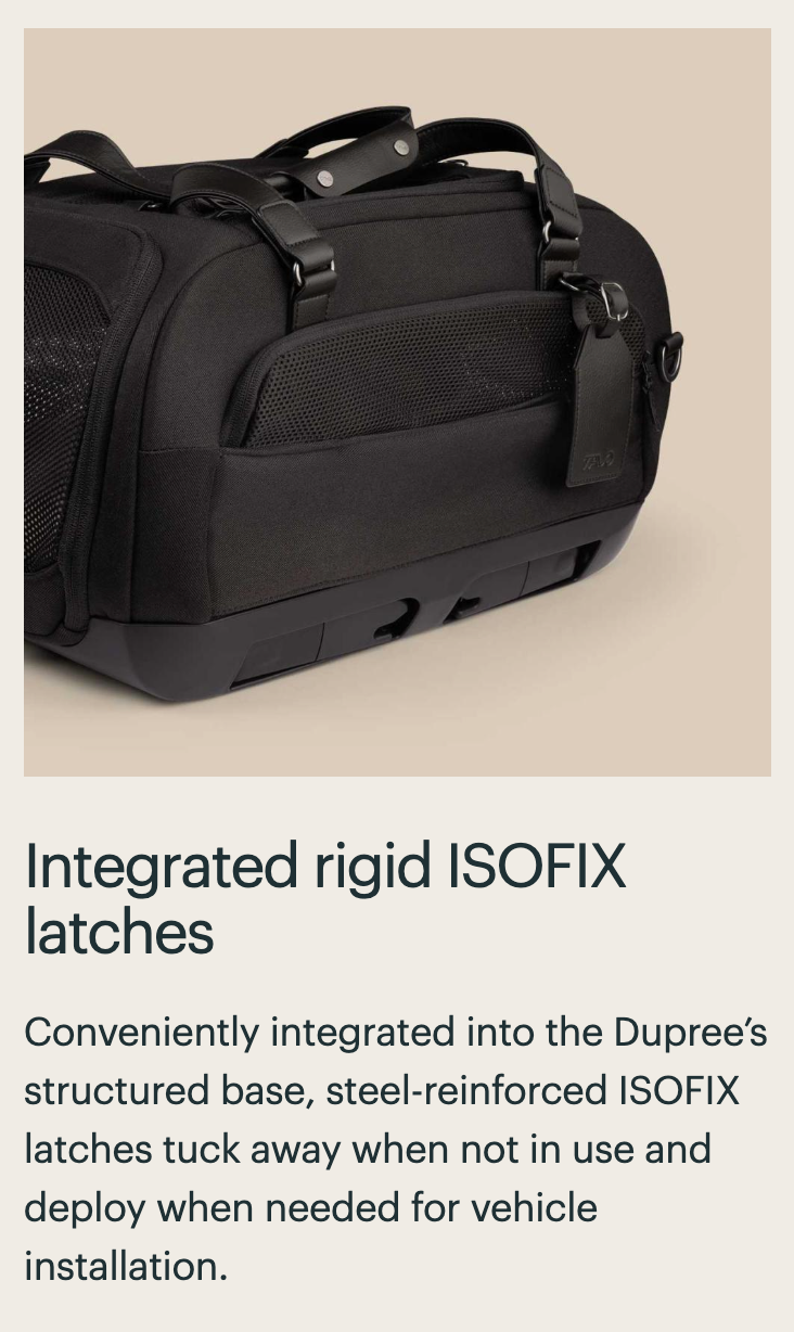 TAVO - Dupree + Roscoe Pet Travel System