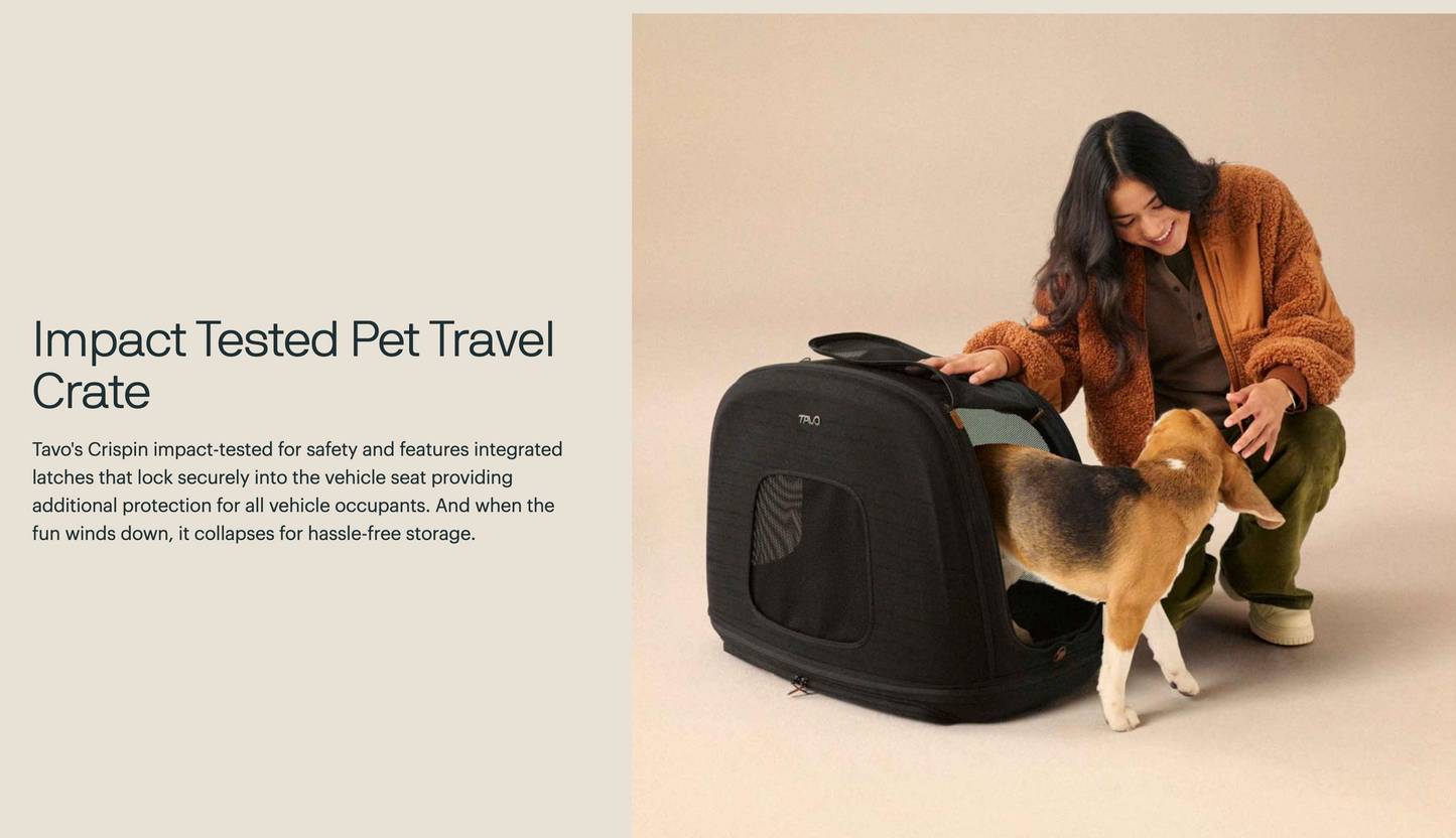 TAVO - Crispin Crash-Tested Pet Travel Crate