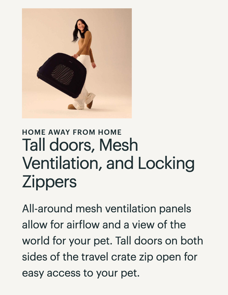TAVO - Crispin Crash-Tested Pet Travel Crate