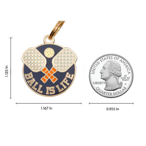 Pet ID Tag - Ball Is Life