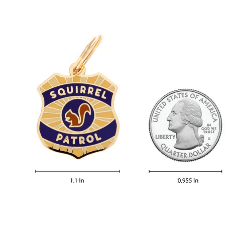 Pet ID Tag - Squirrel Patrol