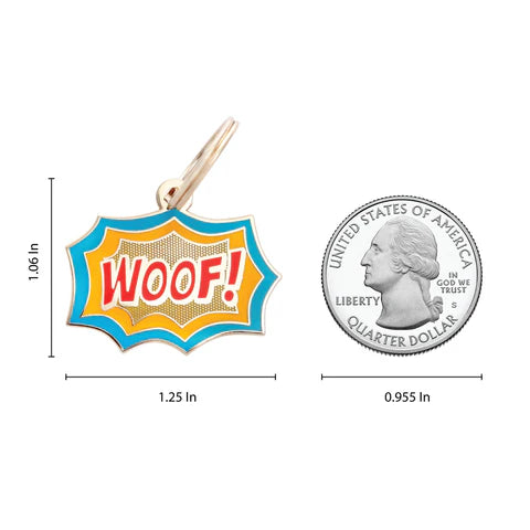 Pet ID Tag - Woof!