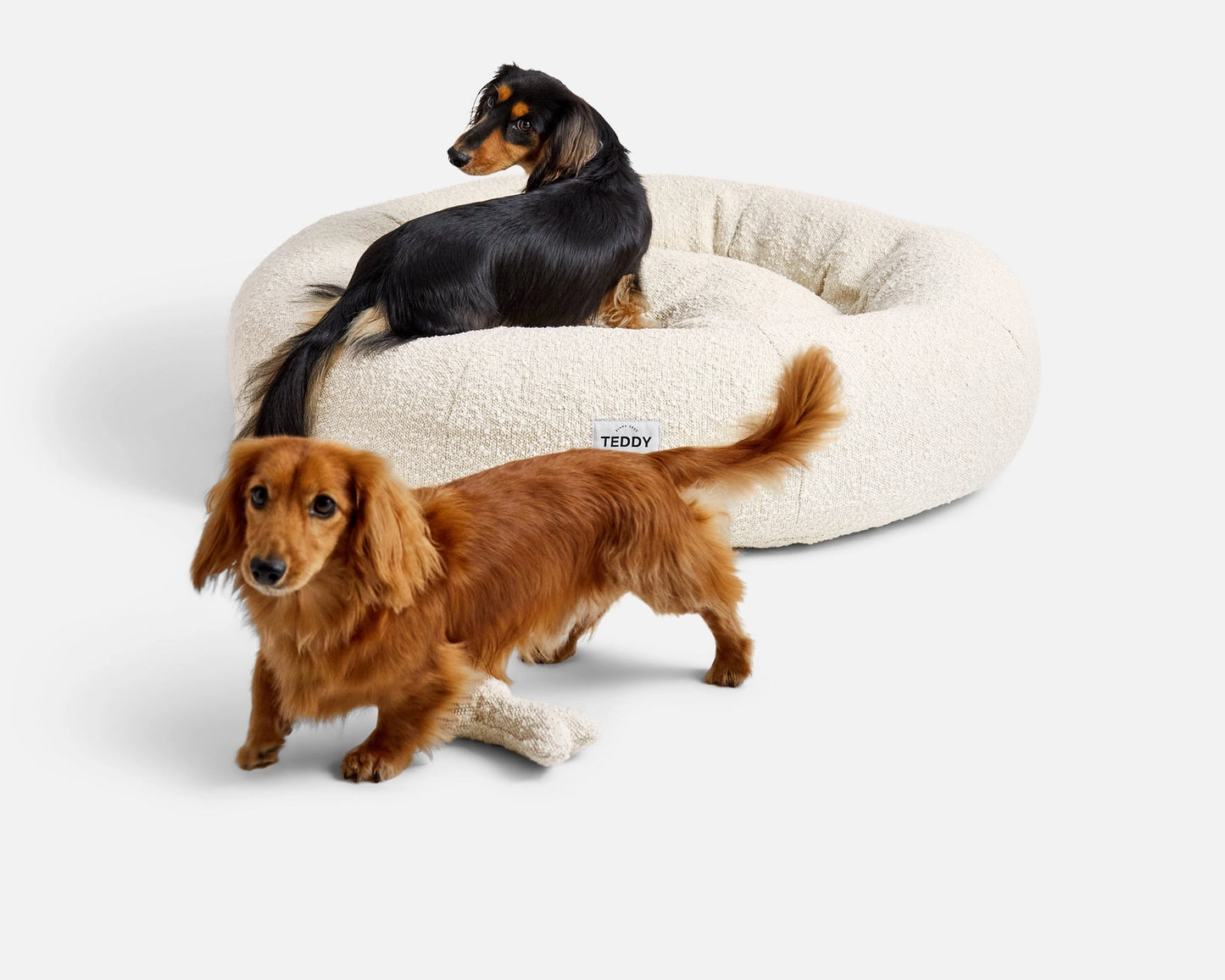 TEDDY - Boucle White Cloud Bed