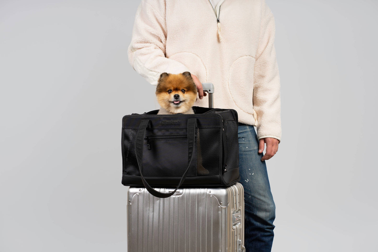 All-Black Pet Travel Carrier