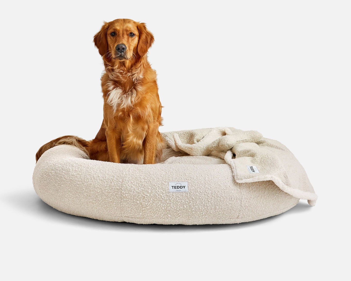 TEDDY - Boucle White Cloud Bed