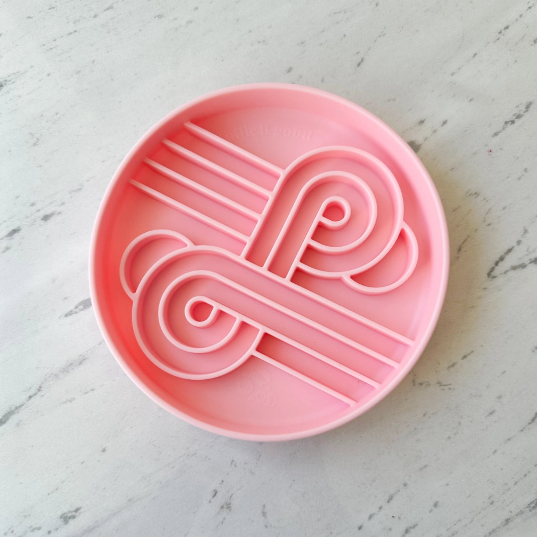Zoomies Slow Feeder Bowl - Strawberry