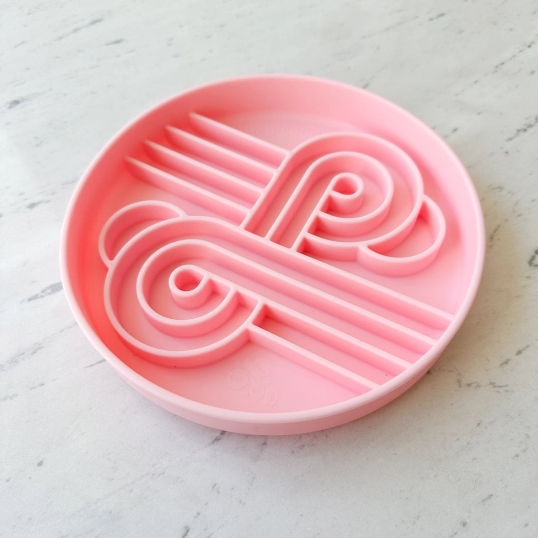 Zoomies Slow Feeder Bowl - Strawberry