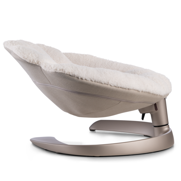 TAVO - Shell Pet Bed And Swaying Lounger in Latte