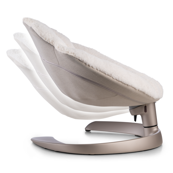 TAVO - Shell Pet Bed And Swaying Lounger in Latte