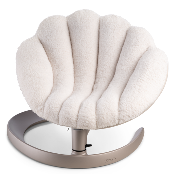 TAVO - Shell Pet Bed And Swaying Lounger in Latte