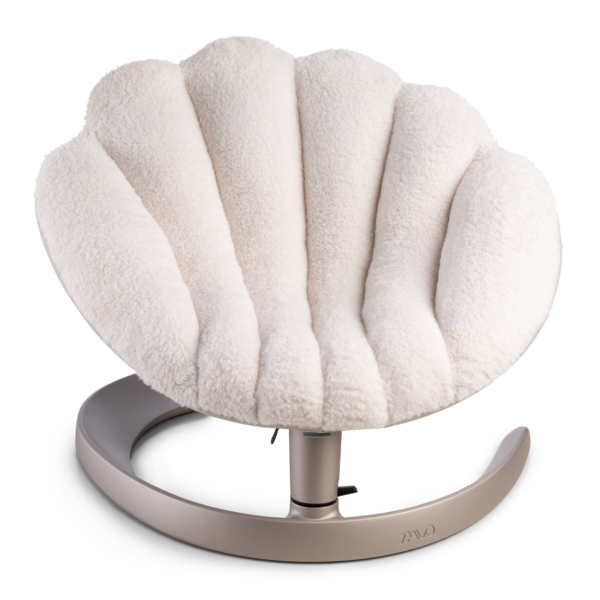 TAVO - Shell Pet Bed And Swaying Lounger in Latte