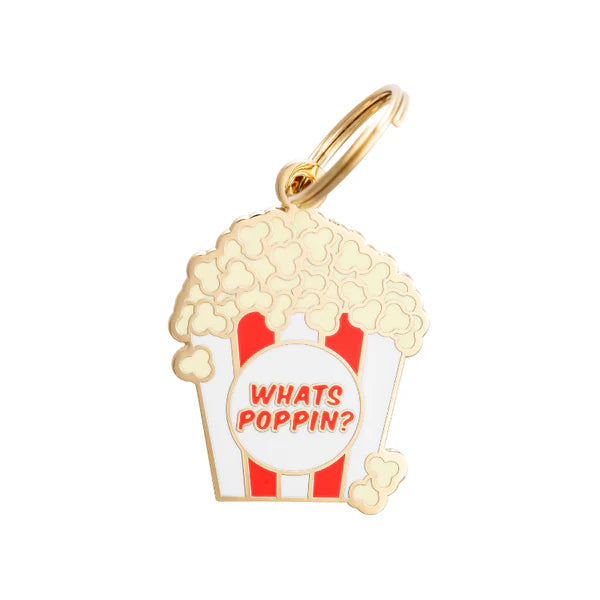 Pet ID Tag - What's Poppin?