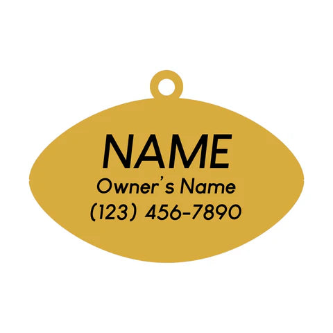 Pet ID Tag - Football